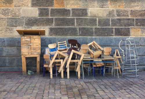 Commercial waste removal services in Heston