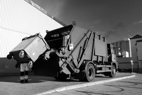 Business waste removal services in Heston